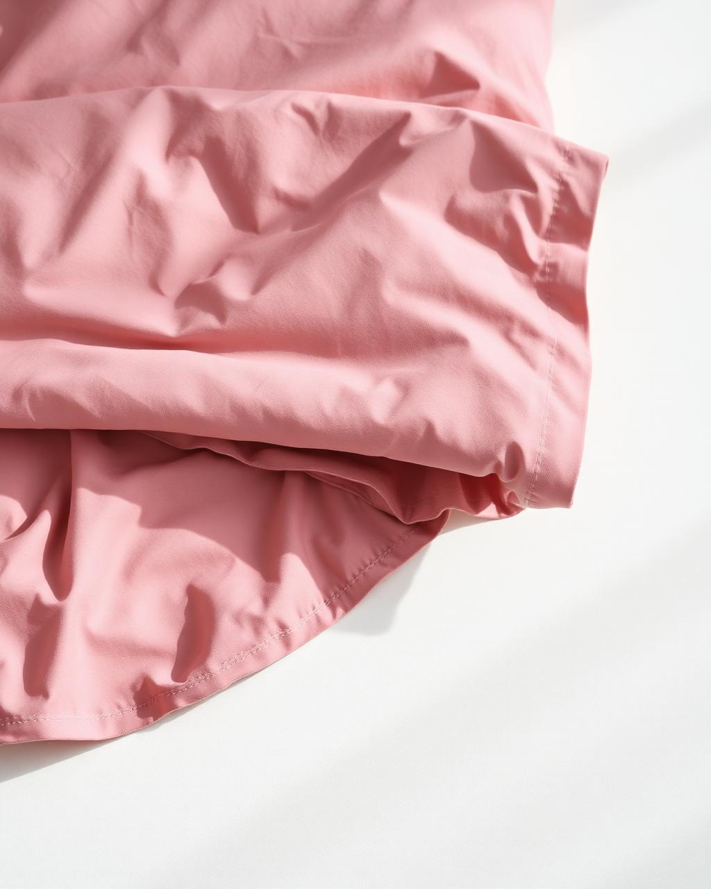 Percale Duvet Cover in Mauve