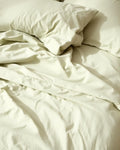 Percale Duvet Cover in Sage